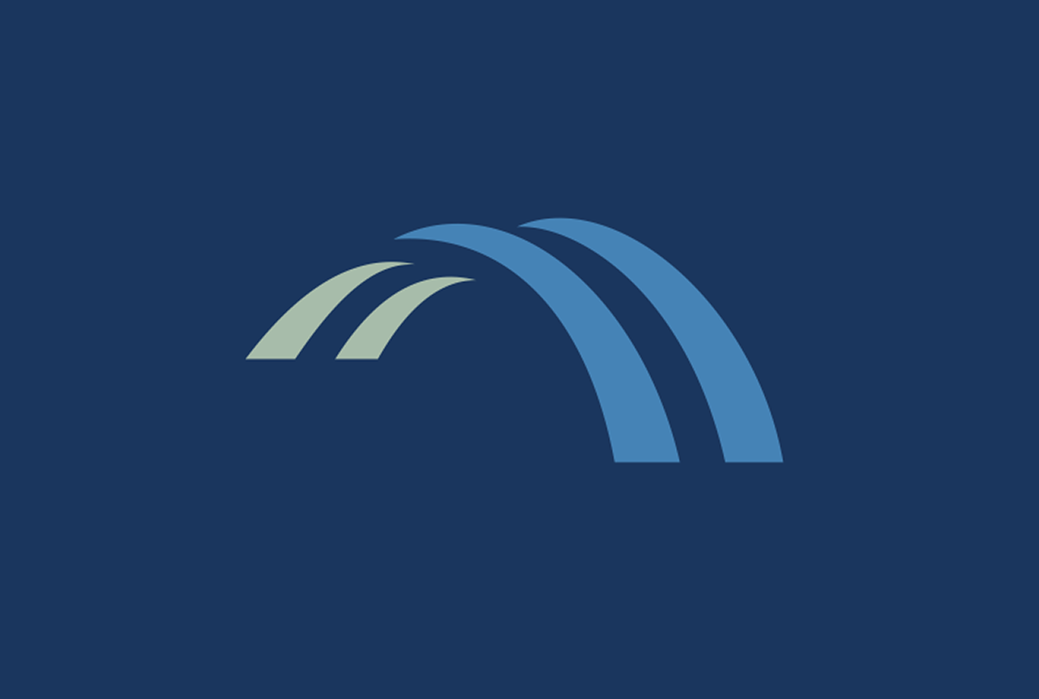 Central Penn Bank logomark displayed on a navy blue background